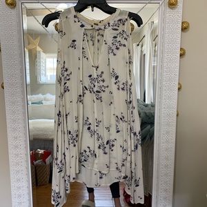 Free people float printed shirt